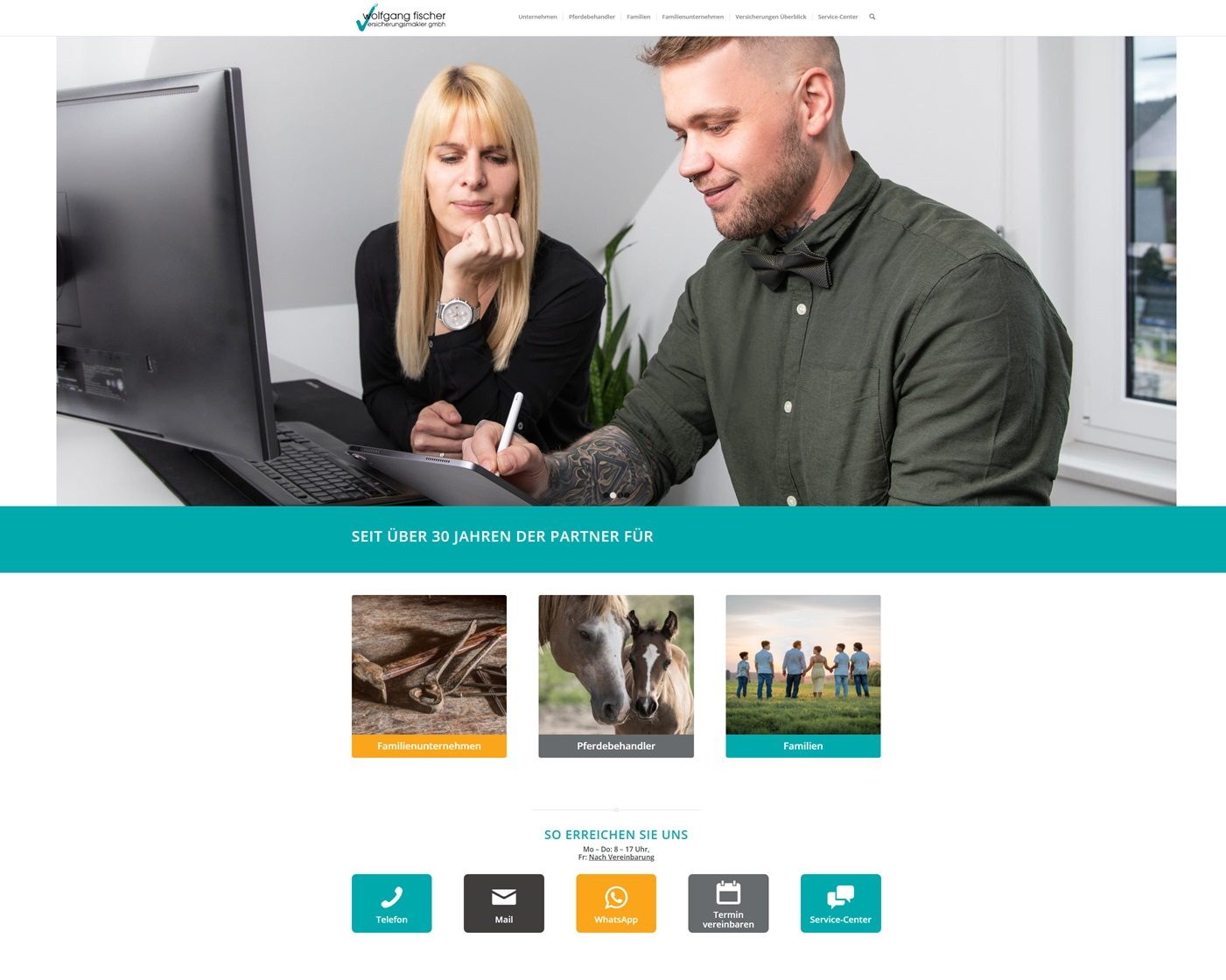 Screenshot Homepage