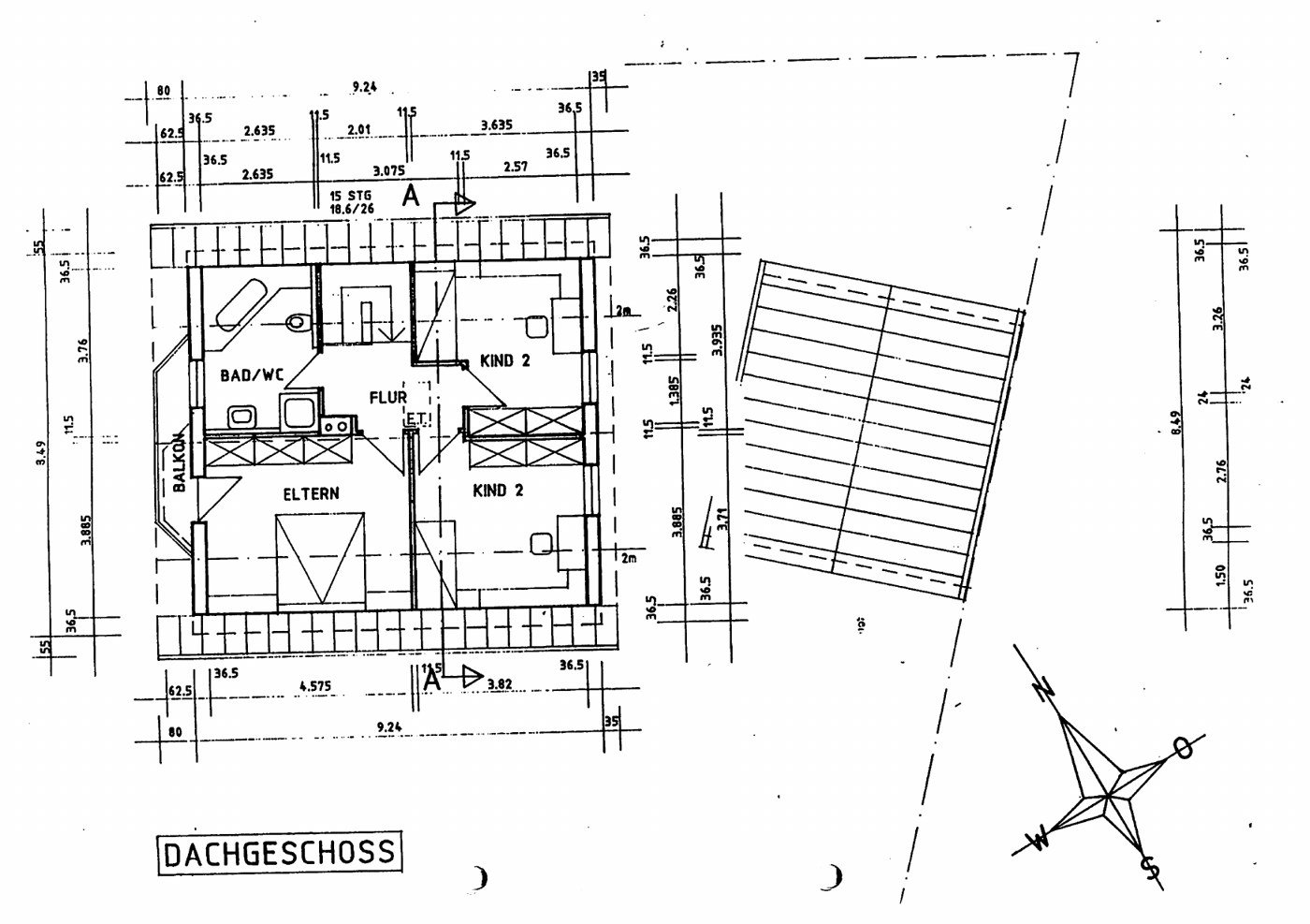 Grundriss Obergeschoss